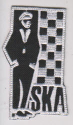 EMBROIDERED PATCH - SKA MAN PATCH