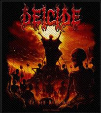 DEICIDE - TO HELL WITH GOD EMBROIDERED PATCH