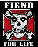 MISFITS - FIEND FOR LIFE EMBROIDERED PATCH