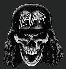 SLAYER - SKULL W/ HELMET EMBROIDERED PATCH