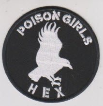 POISON GIRLS - HEX EMBROIDERED PATCH