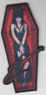 ELVIRA - COFFIN EMBROIDERED PATCH