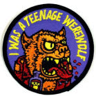 EMBROIDERED PATCH - I WAS A TEENAGE WEREWOLF PATCH