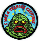 EMBROIDERED PATCH - I WAS A TEENAGE CREATURE PATCH