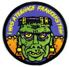 EMBROIDERED PATCH - I WAS A TEENAGE FRANKENSTEIN PATCH