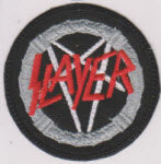 SLAYER - SLAYER (CIRCLE) EMBROIDERED PATCH