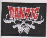 DANZIG - DANZIG WITH SKULL EMBROIDERED PATCH