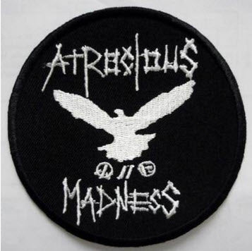 ATROCIOUS MADNESS - LOGO EMBROIDERED PATCH