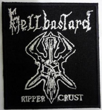 HELLBASTARD - RIPPER CRUST EMBROIDERED PATCH