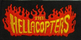 HELLACOPTERS - FLAME EMBROIDERED PATCH