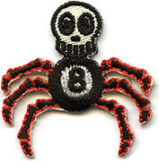 EMBROIDERED PATCH - VON SPOON 8 BALL SPIDER