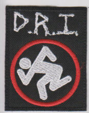 D.R.I - D.R.I WITH LOGO EMBROIDERED PATCH