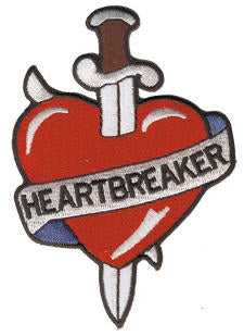 EMBROIDERED PATCH - HEARTBREAKER PATCH