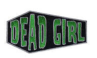 EMBROIDERED PATCH - DEAD GIRL COFFIN PATCH