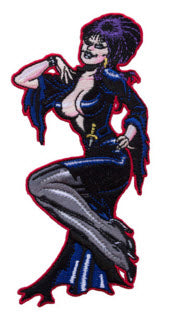 ELVIRA - COMIC ART EMBROIDERED PATCH