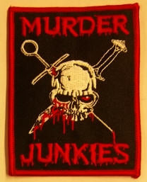 MURDER JUNKIES - LOGO EMBROIDERED PATCH