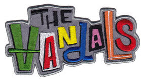 VANDALS - VANDALS EMBROIDERED PATCH