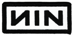 NINE INCH NAILS - NIN LOGO EMBROIDERED PATCH