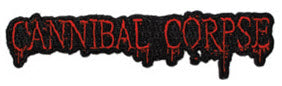 CANNIBAL CORPSE - CANNIBAL CORPSE DIE CUT EMBROIDERED PATCH