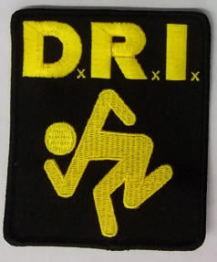 D.R.I - THRASHER EMBROIDERED PATCH