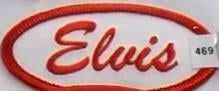 EMBROIDERED PATCH - ELVIS PATCH