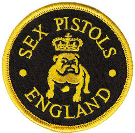 SEX PISTOLS - BULLDOG EMBROIDERED PATCH