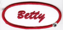 EMBROIDERED PATCH - BETTY PATCH
