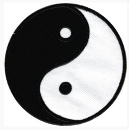 EMBROIDERED PATCH - YIN YANG PATCH