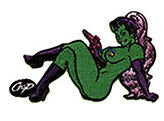COOP - RAYGUN EMBROIDERED PATCH