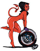 COOP - WHEEL DEVIL EMBROIDERED PATCH