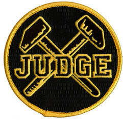 JUDGE - LOGO (CIRCLE) EMBROIDERED PATCH