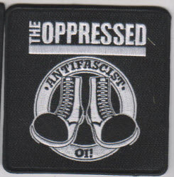 OPPRESSED - ANTIFASCIST OI EMBROIDERED PATCH