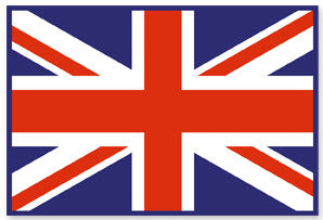 WOVEN PATCH - REGULAR UK FLAG EMBROIDERED PATCH