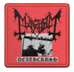 MAYHEM - DEATHCRUSH EMBROIDERED PATCH