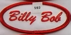 EMBROIDERED PATCH - BILLY BOB PATCH