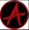 EMBROIDERED PATCH - ANARCHY SYMBOL