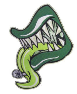 EMBROIDERED PATCH - MONSTER MOUTH