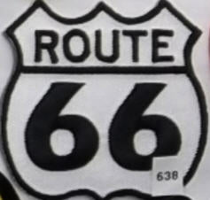 EMBROIDERED PATCH - ROUTE 66 PATCH