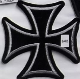 EMBROIDERED PATCH - IRON CROSS (BIG) PATCH