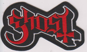 GHOST - GHOST CUT OUT EMBROIDERED PATCH