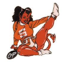COOP - CHEERLEADER EMBROIDERED EMBROIDERED PATCH