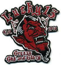 LUCKY 13 - GAS & GLORY EMBROIDERED PATCH