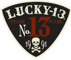 LUCKY 13 - No 13 EMBROIDERED PATCH