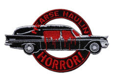 EMBROIDERED PATCH - HEARSE HAULING HORROR