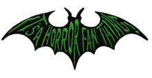 EMBROIDERED PATCH - IT'S A HORROR FAN THING (BAT)