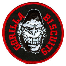 GORILLA BISCUITS - GORILLA EMBROIDERED PATCH