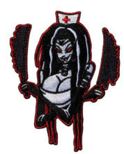 TOXIC TOONS SAW NURSE EMBROIDERED PATCH