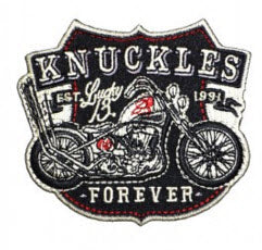 EMBROIDERED PATCH - LUCKY 13 NUCKLES PATCH