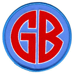 GORILLA BISCUITS - LOGO EMBROIDERED PATCH