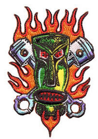 EMBROIDERED PATCH - VON FRANCO PISTON TIKI